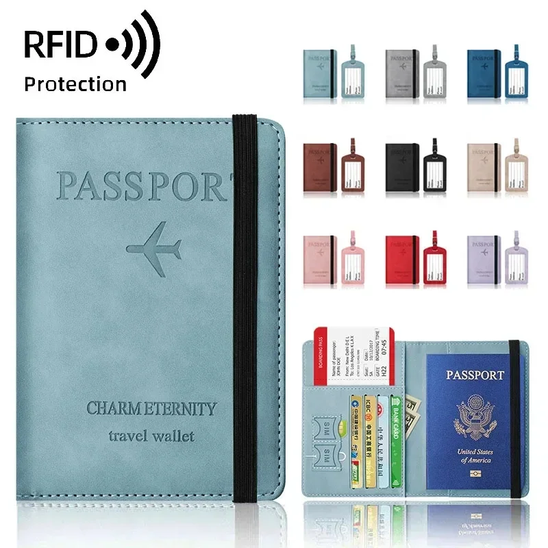 Travel Accessories Long Flight - Vrouwen Rfid Reizen Paspoort Houder Cover