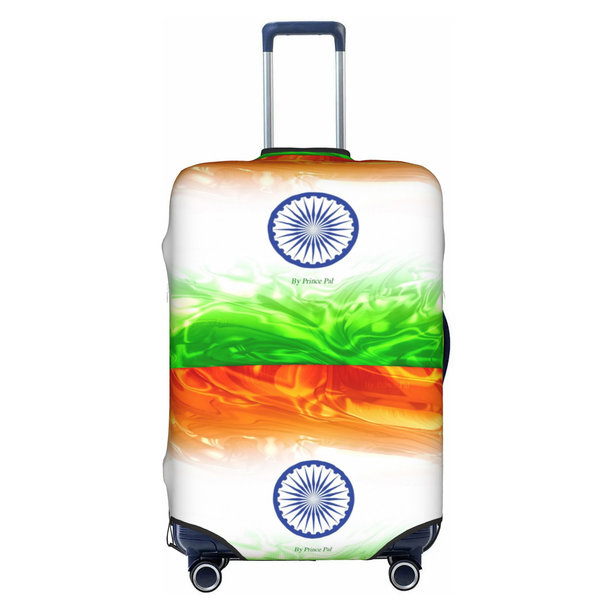 Travel Accessories India - Leuke vlag van India's bagagehoesbeschermer, wasbare