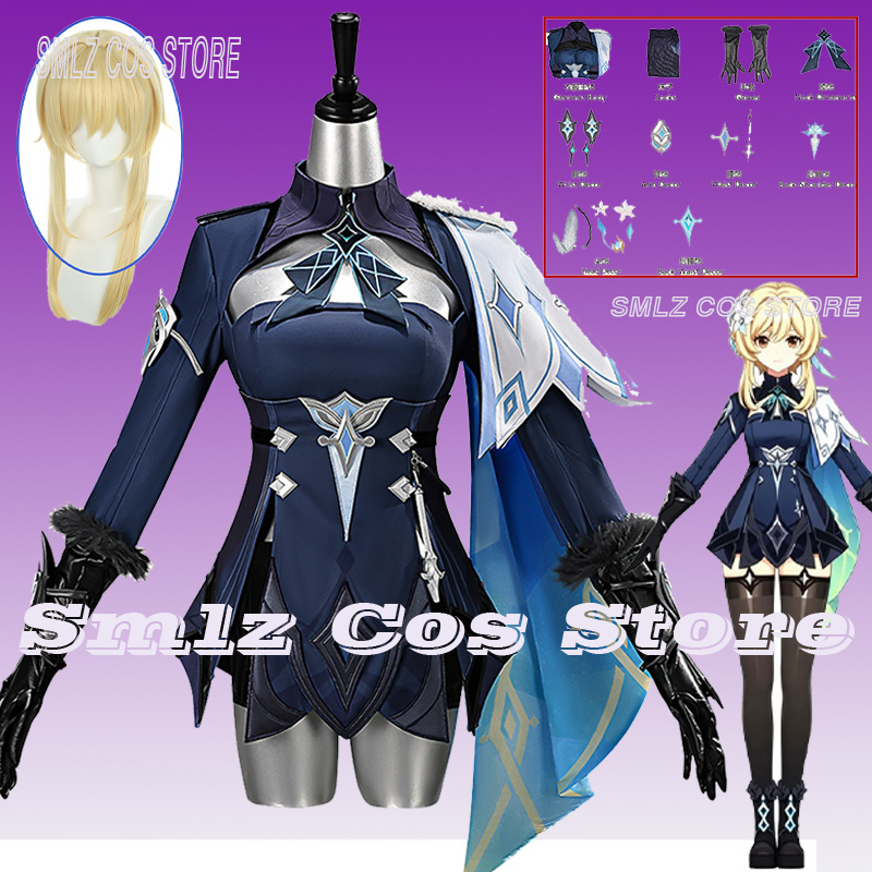 Travel Accessories Aesthetic - 2026 Genshin Impact Reiziger Lumine Cosplay