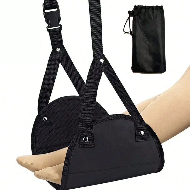 Travel Accessories Long Flight - Draagbare verstelbare voetsteun hangmat voor vliegtuigreizen