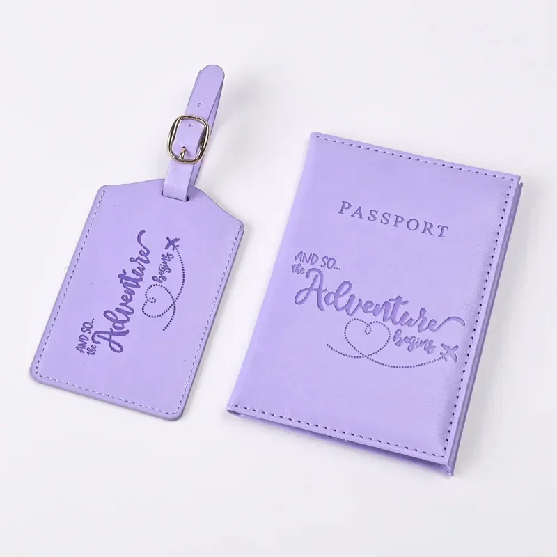 Travel Accessories Wallet - Nieuwe paarse PU lederen paspoorthouder Ticket