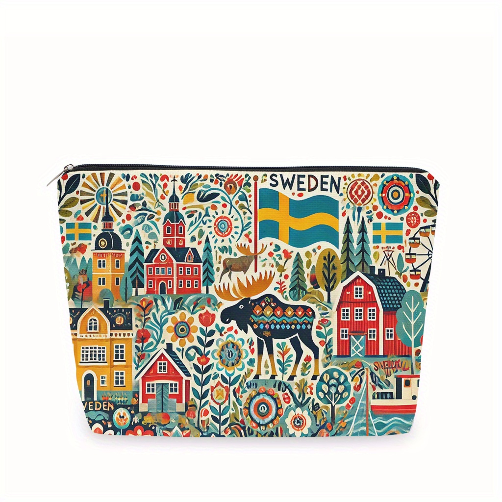 Travel Accessories Jewelry - Een make-uptasje met Zweden-thema - multifunctioneel