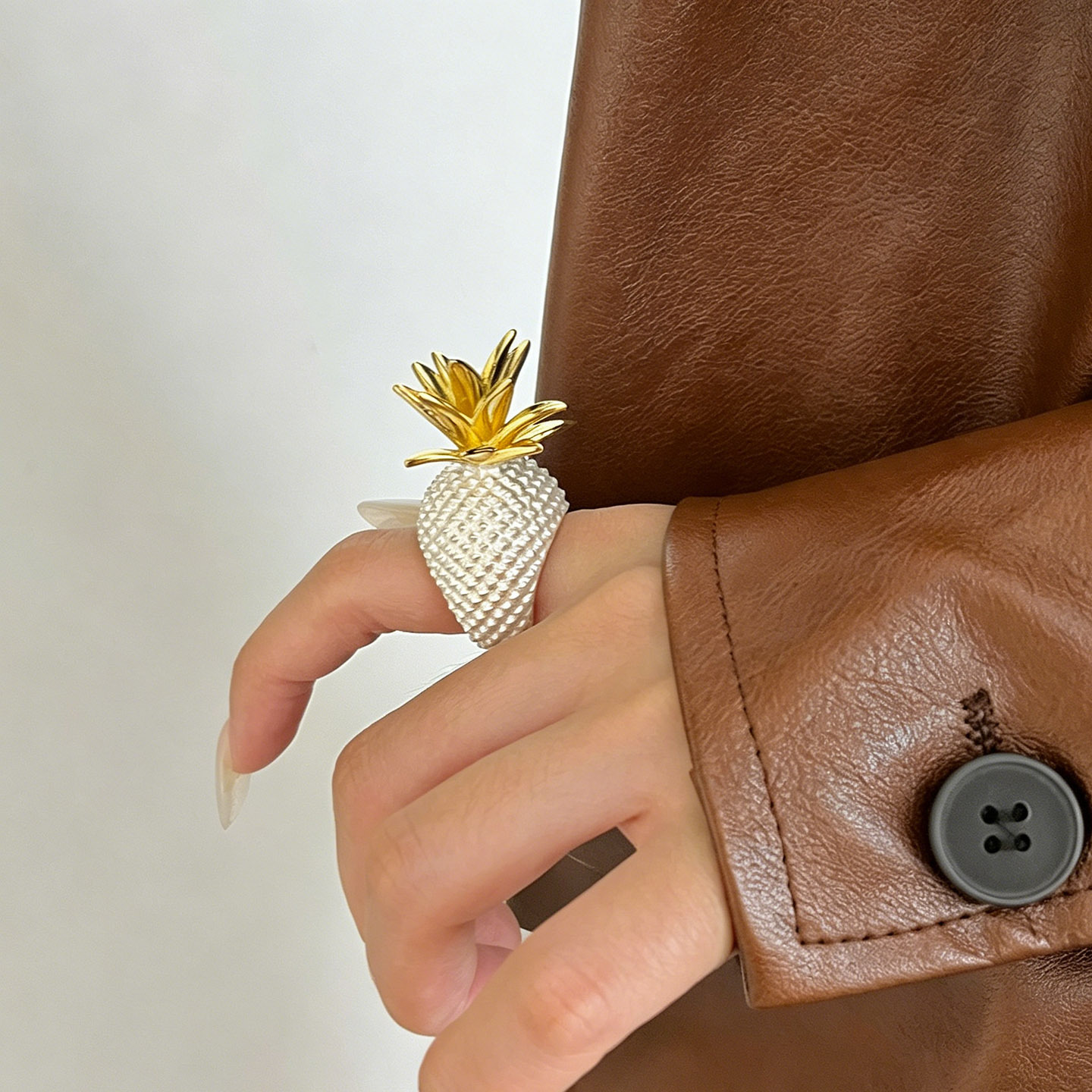 Punk Vintage Metalen Ananas Fr - Travel Accessories Jewelry recensie en prijs