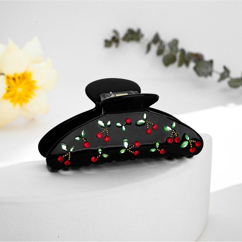 1pc Cherry haarclip, strass, z - Travel Accessories Aesthetic recensie en prijs