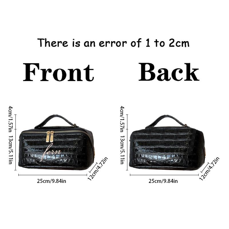 Geborduurde Croc make-up tas,  - Travel Accessories Ideas recensie en prijs